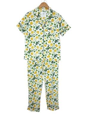 Printfresh Frog Floral Pajama Set Cottagecore XS